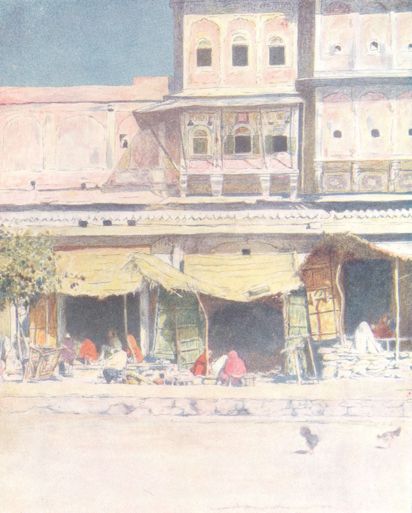 INDIA. Wood-cutters, Jaipur 1905 old antique vintage print picture